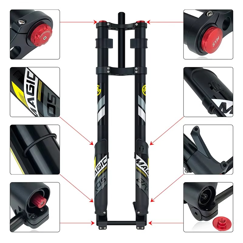 Алюминиевая перевернутая возду – обзор и цена Mtb Fork Air