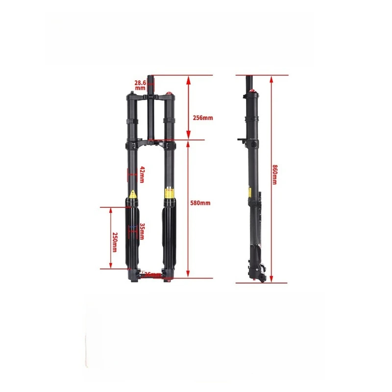 Велосипедная передняя вилка DN – обзор и цена Mtb Fork Air