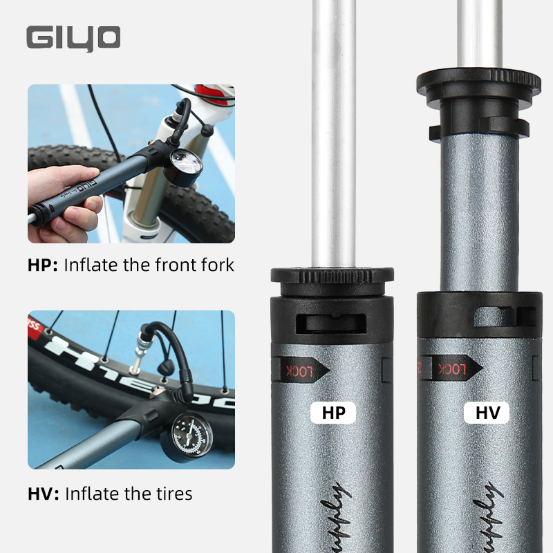Велосипедный насос Giyo GS-41P – обзор и цена Mtb Fork Air