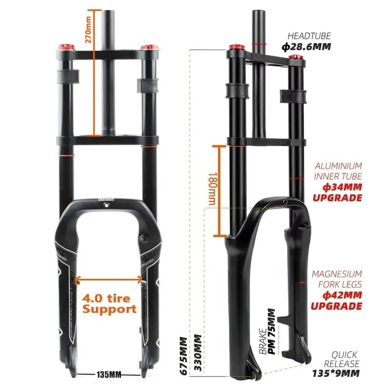 Велосипедная передняя амортиза – обзор и цена Mtb Fork Air