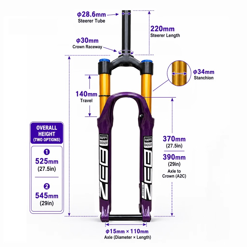 Вилка для горного велосипеда 2 – обзор и цена Mtb Fork Air